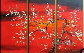  panel painting - agp125 cherry blossom panel group